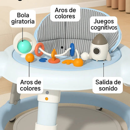 Caminador para Bebé Multifuncional con Juegos Interactivos