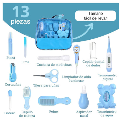 Kit de Aseo para Bebé 13 Piezas