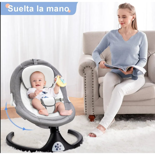 Silla Mecedora Reclinable Con Comedero