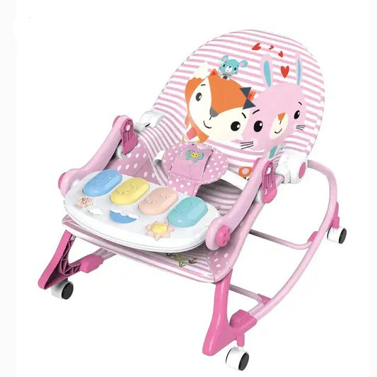 Silla Mecedora Musical con Piano y Ruedas