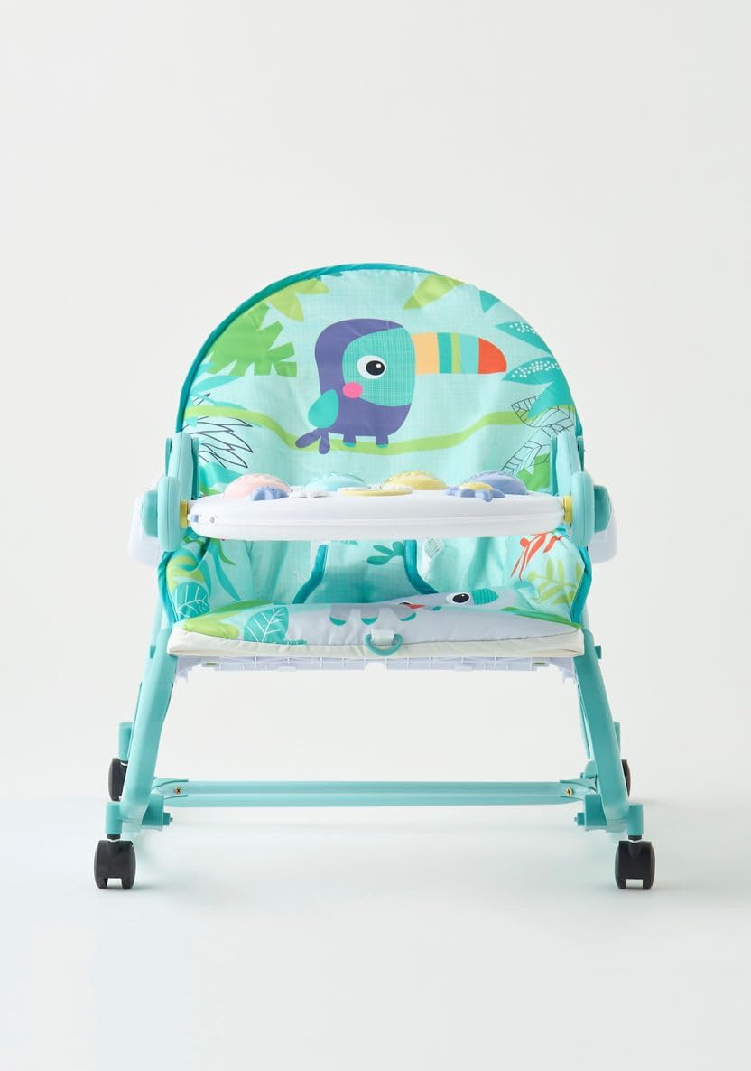 Silla Mecedora Musical con Piano y Ruedas