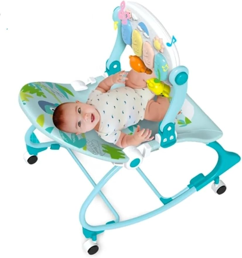 Silla Mecedora Musical con Piano y Ruedas