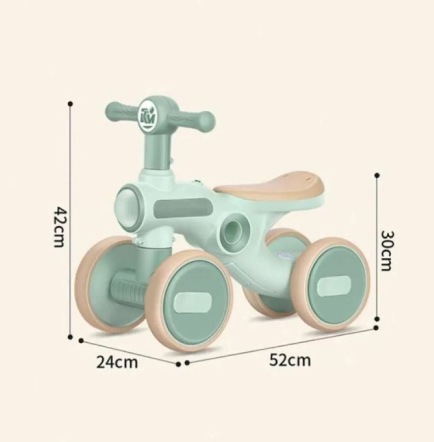 Triciclo Infantil Sin Pedales 4 Ruedas Premium