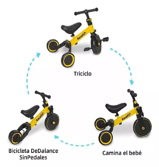 Triciclo Bicicleta Balance 3 en 1