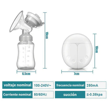 Extractor de Leche Materna Doble Eléctrico